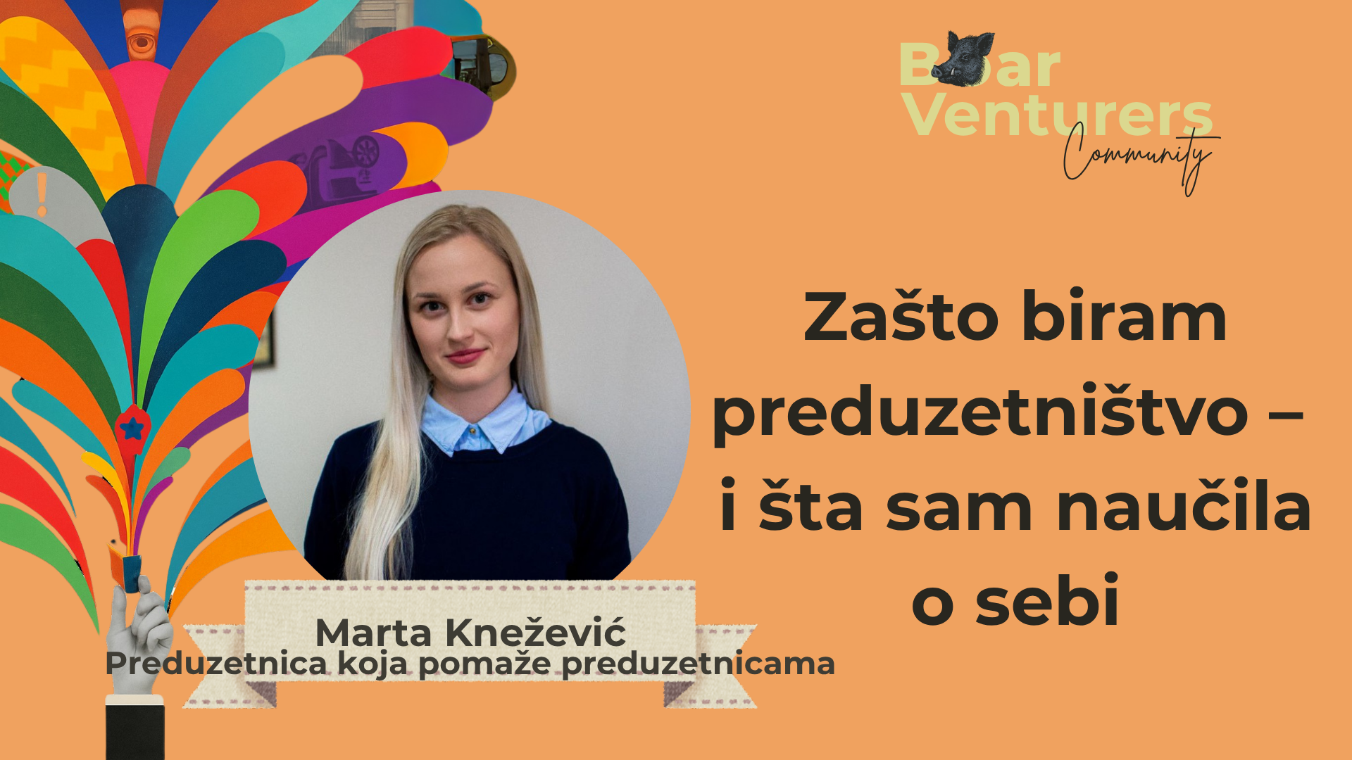 Preduzetnica razmišlja o svom putu i motivaciji