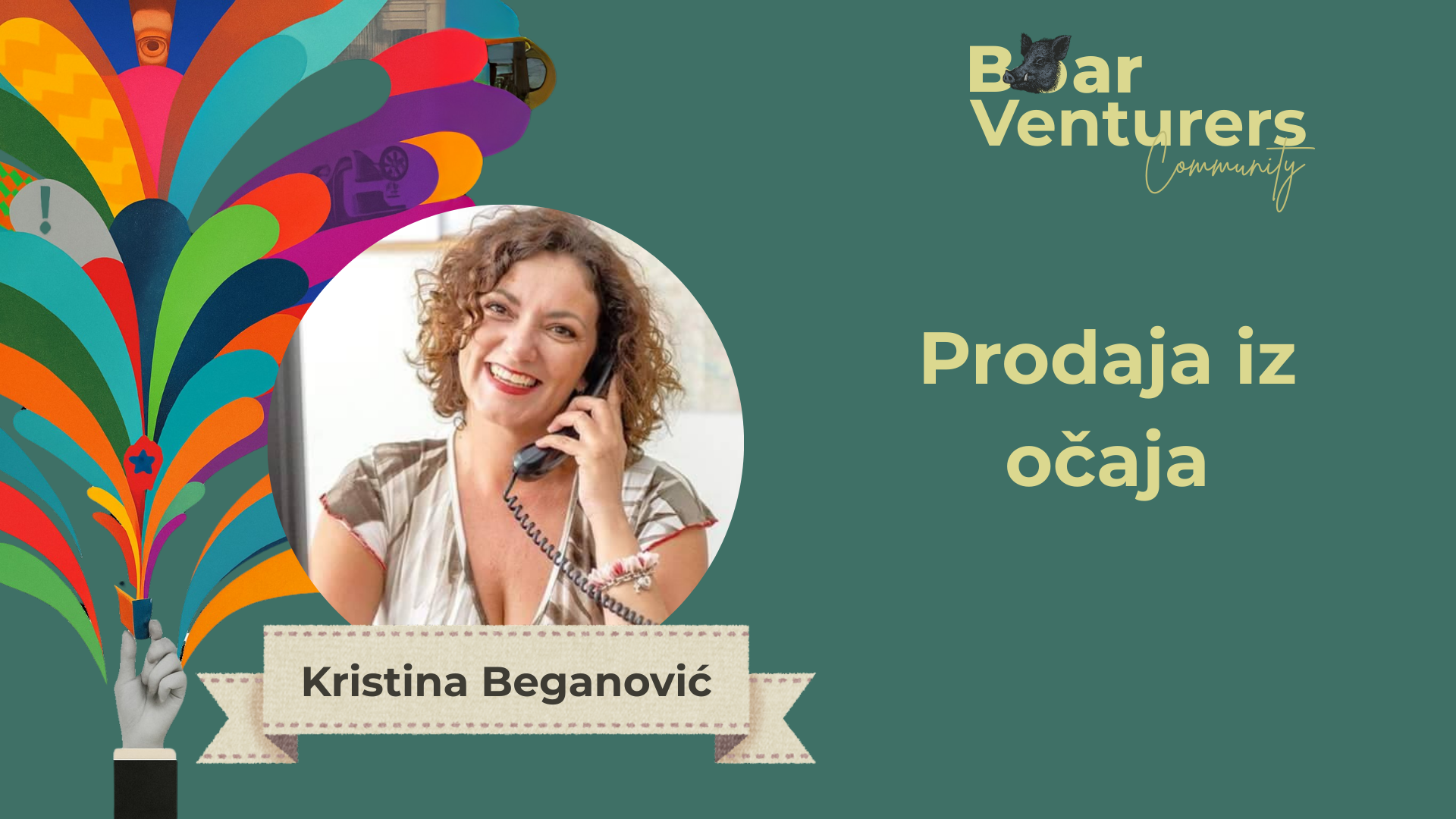 Ilustracija o prodajnom pritisku i strategiji